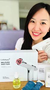 Dark spots, be gone! ✨ The Cellology Meliturn Shot Gun has been a  game-changer for my skin. ✔️ Dual wavelength LED + nano-wafer shots work  deep to fade pigmentation ✔️ Hydrates while brightening for a ...