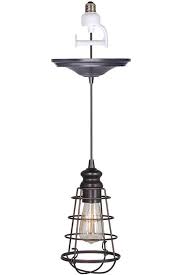 Replace Can Recessed Lights With Pendants Love Love Love Cage Pendant Conversion Kits Ceiling Fixtures Lightin With Images Recessed Lighting Cage Pendant Light Light