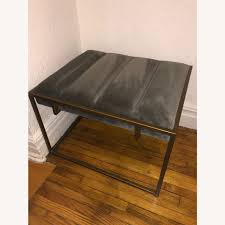 39 w west coffee table recycled solid elm wood bluestone top spectacular piece. West Elm Fontanne Ottoman Square Aptdeco