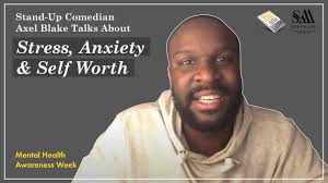 Stand-Up Comedian Axel Blake Talks About Stress, Anxiety & Self Worth