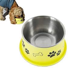 Petish Spaniel Bowl For Long Ear Dog Large 27oz 7 5 X 6 0 X 3 7inch Banana Yellow Dog Bowls Dog Water Bowls Dog Food Bowls