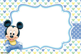 First birthday celebration covering format for young men. Free Printable Mickey Mouse 1st Birthday Invitations Template Download Hundreds Free Printable Birthday Invitation Templates