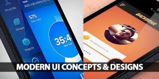 The mobile app's website design is also in line with the app's user interface, clean and usable. 35 Modern Ui Concepts And Designs Design Graphic Design Junction