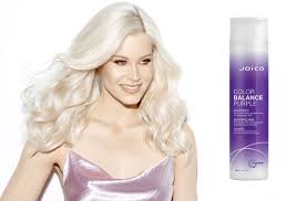 This purple shampoo's formula deposits crushed violet pigments into hair to cancel out yellow tones, helping blonde hair look cooler and brighter in as fast as one use. Color Balance Purple Shampoo Joico