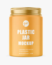 Download Matte Plastic Jar Mockup P0030 Cosmetics Jars Jars Pharmacy Go Mockups