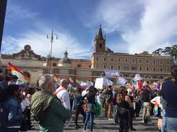 E rivendicare il diritto alle libertà costituzionali di parola, espressione e opinione. Un Alessandrina Alla Manifestazione A Sostegno Del Ddl Zan A Roma