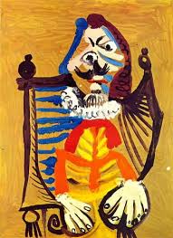 Pablo Picasso Homme Dans Un Fauteuil 3 1969 Year Pablo Picasso Paintings Pablo Picasso Pablo Picasso Art