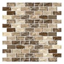 Shades Of Brown Glass Backsplash The Tile Shop Glass Mosaic Tiles Mosaic Glass Mosaic Backsplash