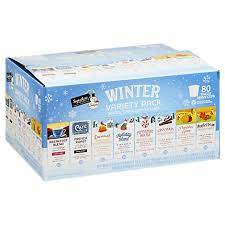 With our wide range of delectable soft coffee pods that are brimming with flavor, we guarantee you'll have no trouble finding the right solution to liven we offer a premium selection of soft pods by some of the brands you know, love, and use already, including wolfgang puck®, donut shop classics®. Signature Select Coffee Pods Holiday Variety Pack 80 Count Acme Markets