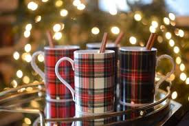 Tasse A Carreaux Tartan Noel Decoration Noel Noel