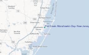 Flat Creek Manahawkin Bay New Jersey Tide Station Location