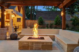 To build outdoor covered fire pit. Fire Pit Patio Cover Outdoor Living Pergola Outdoor Fireplace Pergola Plans Patio Pergola