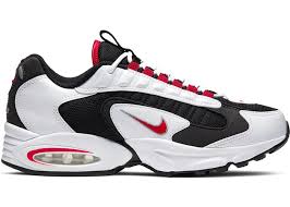 Nike Air Max Triax 96 White Red Black In 2020 Nike Air Max Black And Red Nike Air