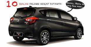 Talk to us to find out how to get a zero downpayment loan with your purchase and book yours now! 10 Soalan Paling Banyak Ditanya Tentang Perodua Myvi 2018 Baharu