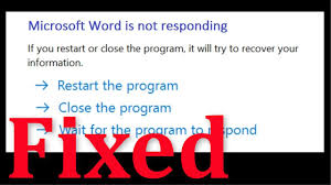 How To Fix Microsoft Word Is Not Responding Microsoft Word Not Open Problem Windows 10 8 7 8 1 Youtube