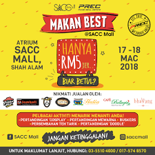 40000 shah alam, selangor restoran pineng. Food Beverage Sacc Mall Shah Alam