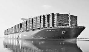 Ein containerschiff hat sich am mittwoch bei starkem wind im suezkanal quer gelegt und die durchfahrt blockiert. 17 722 Teu Schiff Im Suezkanal Thb