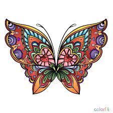 Pin By Suzu Gates Mccaig On My Colorings Butterfly Art Butterfly Clip Art Butterfly Painting