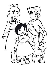 39 Disegni Di Heidi Da Colorare Disegni Da Colorare Disegni Disegno Di Cartoni