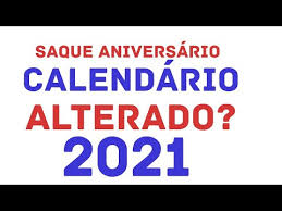 O calendário já foi liberado. Saque Aniversario Com Calendario Alterado Para 2021 Entenda No Video Youtube