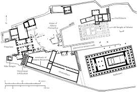 Plan Of The Akropolis At Athens In 400 Bce Antik Mimari Mimari Antika