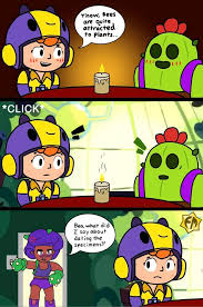 Spike X Bea Brawlstars In 2020 Star Comics Fan Art Brawl