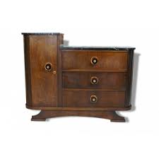 Commode Art Deco Commode Marbre Noir Vintage Tiroirs Asymetrique Bakelite Poignees Cuivrees Commode Vintag Decoration Vintage Mobilier Commode Vintage