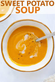 Sweet Potato Soup Recipe Recipe In 2020 Sweet Potato Soup Sweet Potato Soup Recipes Sweet Potato Soup Easy