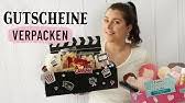 Personello bietet eine riesige auswahl um deine gutscheine zu etwas besonderem zu machen. Kino Gutschein Selber Machen Explosionsbox Basteln Geschenkideen Mini Presents Com Youtube