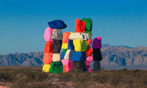 The seven magic mountains (in pictures). Ugo Rondinone S Seven Magic Mountains Art Installation In Las Vegas