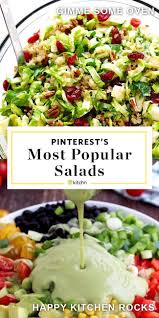 The 10 Most Popular Healthy Salads On Pinterest Right Now Salad Recipes Healthy Lunch Easy Healthy Salad Clean Eating Vegetarian