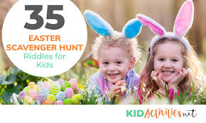 Having had much experience over the past decade or so, i've come to know a thing or two about planning and outdoor easter egg hunt and where to leave the all important easter egg clues. 35 Easter Scavenger Hunt Riddles For Kids Kid Activities