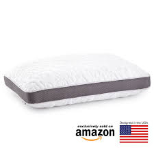 Amazon Com Perfect Cloud Double Airflow Memory Foam Pillow Bed Pillow Featuring Ventilated Visco Foam Gu Memory Foam Pillow Side Sleeper Pillow Buy Pillows