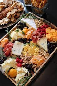 Rustic Fall Cheese And Fruit Tray By Joann E Granger Appetizers Appetizer Recipes Thanksgiving Menu