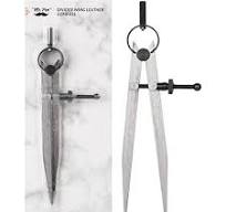 Mr. Pen- Adjustable Divider Leather Compass, 8 inch, Lockable Metal Wing  Divider Compass, Metal Compass, Wing Dividers for Leather, Woodworking ...
