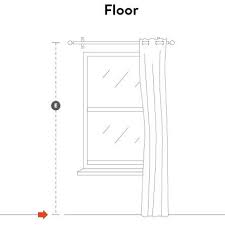 An Illustration Showcasing How To Measure For Floor Length Curtains Curtains Hanging Curtains Cool Curtains