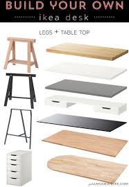 Build Your Own Ikea Desk Ikea Schreibtisch Ikea Tischbeine Schreibtisch Bauen