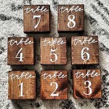 Best Of Etsy Best Of Etsy Wedding Best Shops On Etsy For Weddings Wedding Decor Table Numbers Wedding Diy Rustic Table Numbers Wood Table Numbers Wedding