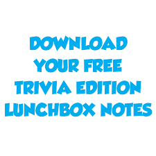 Oct 25, 2021 · food trivia is a thing. Lunchbox Notes For Kids Trivia Edition Yowie World