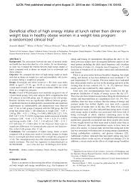 Ramen dinner and soups servings contain a lot of foods that cause high cholesterol and the salt articles if far excessive. Pdf Beneficial Effect Of High Energy Intake At Lunch Rather Than Dinner On Weight Loss In Healthy Obese Women In A Weight Loss Program A Randomized Clinical Trial