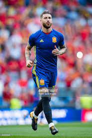 Sergio Ramos Of Spain Warming Up During The 2018 Fifa World Cup Russia Final Qualification Round 1 Group G Match Between Spain And Ita Sergio Ramos Sergio Fifa