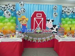 With fun games, cool prizes, bright decorations and delicious candy, you can make this year s carnival themed birthday party one to remember. La Granja Birthday Party Ideas Photo 8 Of 8 Farm Themed Birthday Party Barnyard Birthday Party Farm Animals Birthday Party