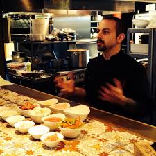 Chef Matt During His Shared Plates Video Shoot Making Paella Bocabistro Paella Dzrestaurants Spanish Restaurant Tapas Tapas Bar