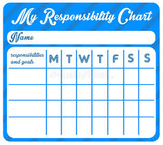 responsibility chart stock illustration illustration of