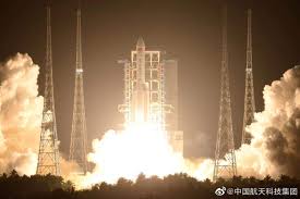 Part of china's largest rocket, the long march 5b, is tumbling out of control in orbit after launching a section of the. Long March 5 Conducts Critical Return To Flight Mission Nasaspaceflight Com