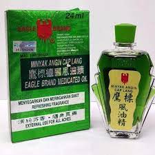 This medicinal oil from cap lang is an oil that helps to relieve and take care of complaints of muscles and joints. Minyak Angin Cap Lang Eagle Brand Medicated Oil 24ml 12ml 6ml Shopee Malaysia