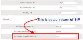 Contributing to sip ensures that you can manage your everyday finances, and that too without any hassle. Unique Online Sip Return Calculator Actual Returns Getmoneyrich