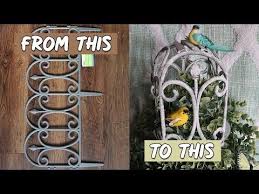 Hundreds of years have gone by however vases have still been used as rejuvenating ornamental items. Dollar Tree Diy Shabby Chic Farmhouse Birdcage Youtube Diy Dollar Store Crafts Diy Dollar Tree Decor Dollar Store Crafts