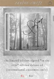 The file includes 5 separate pngs. Taylor Swift News On Twitter Limited Edition Signed Folklore Cds For International Fans Are Back In The Online Store For 13 Shop Https T Co X1ivbrvpuq Https T Co 1mic4ijduy