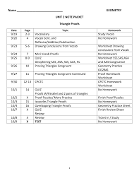 Triangle congruence worksheet #2 i. Triangle E